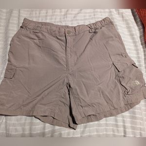 North Face Khaki Hiking Shorts